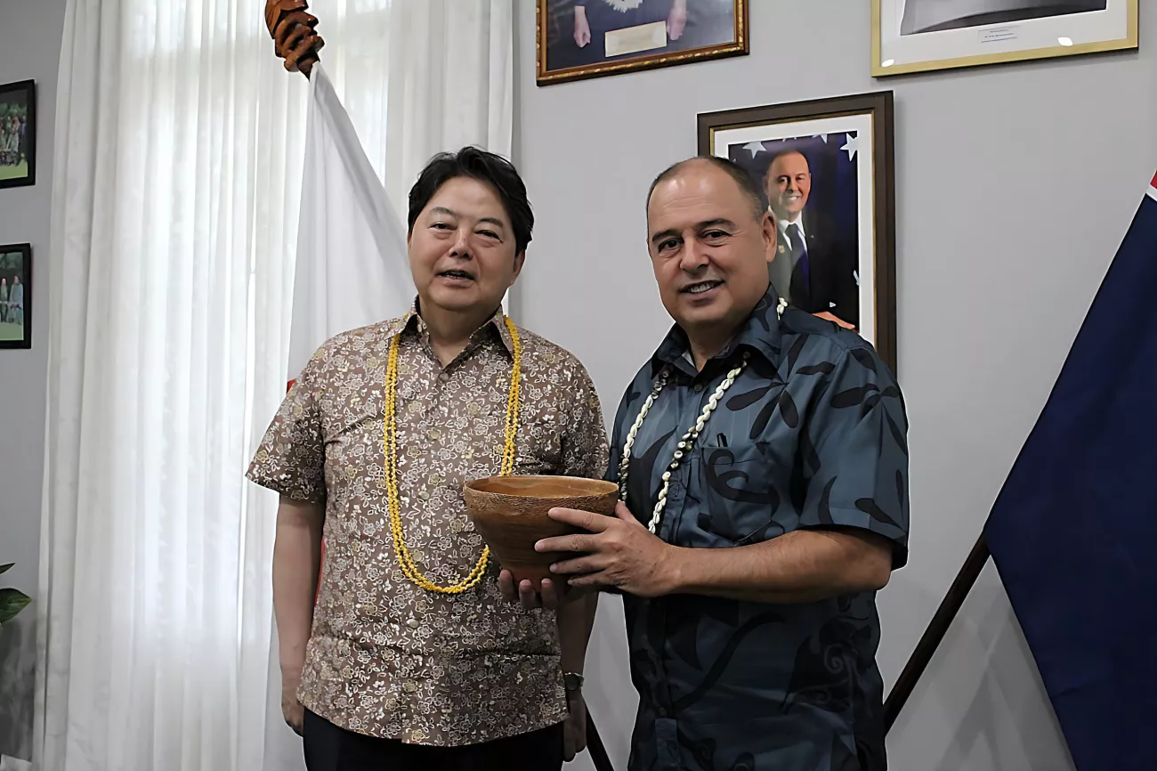 Japan Foreign Minister on official visit to Cook Islands 