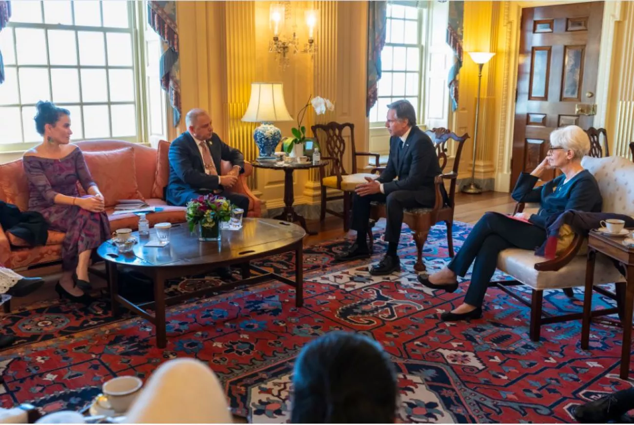 Prime Minister Mark Brown meets with U.S. counterparts in Washington D.C.
