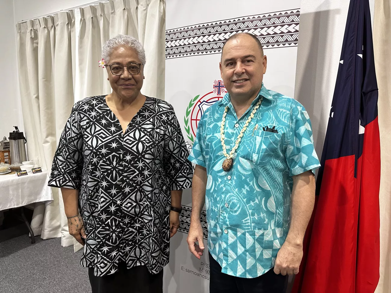 Prime Minister Mark Brown meets with Samoa Prime Minister in Fiji ahead of Forum Foreign Ministers Meeting 