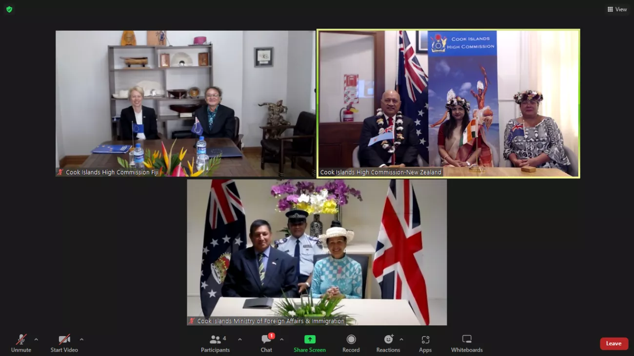 Diplomatic Envoys for the Republic of Fiji, Republic of India, and the European Union present credentials virtually 