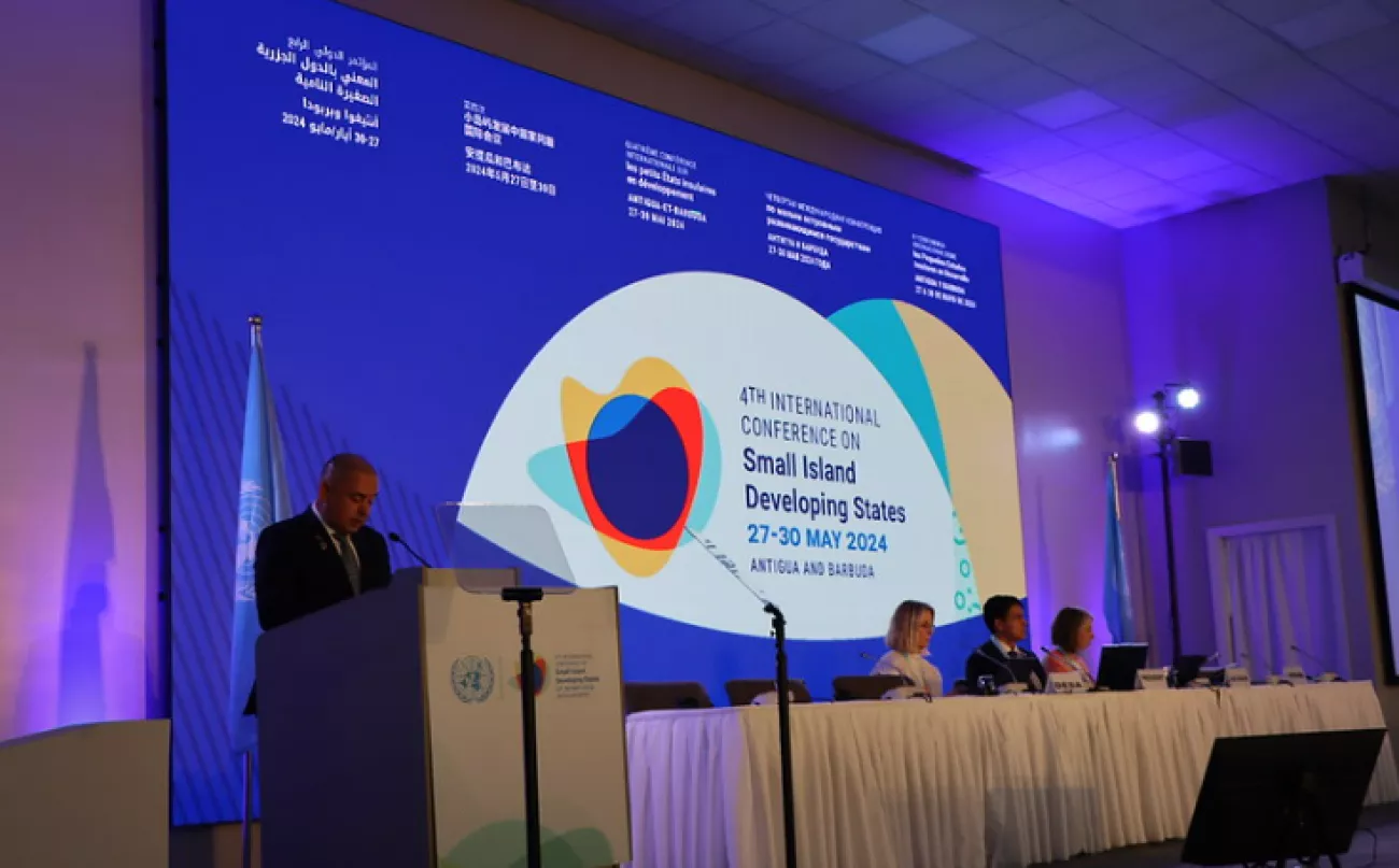Leadership by Small Islands Developing States magnified by the Cook Islands at SIDS4
