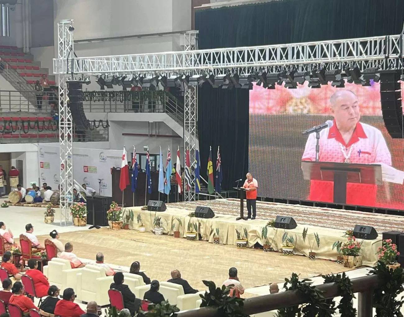 Opening of the 53rd Pacific Islands Forum Leaders Meeting and Cook Islands handover Chair to Tonga