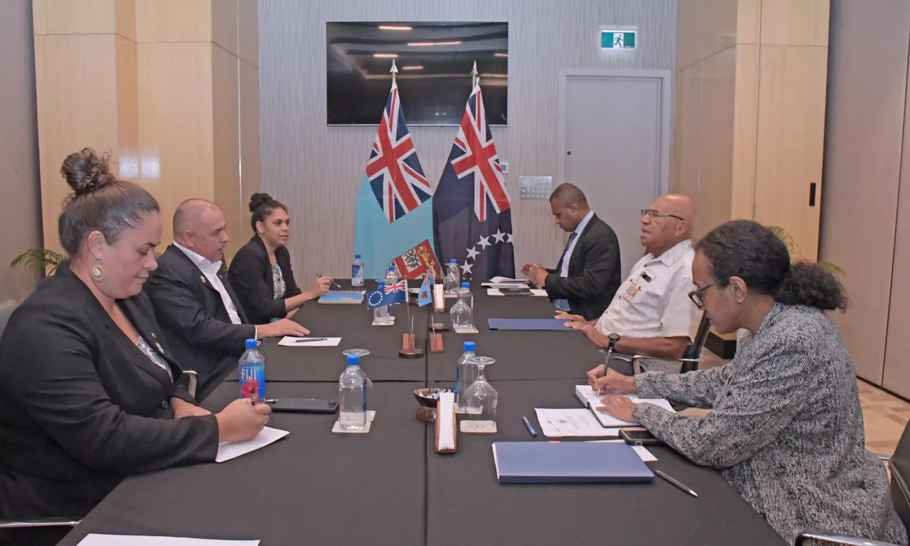 Prime Ministerial Meeting Reaffirms Bilateral Ties Between Cook Islands and Fiji