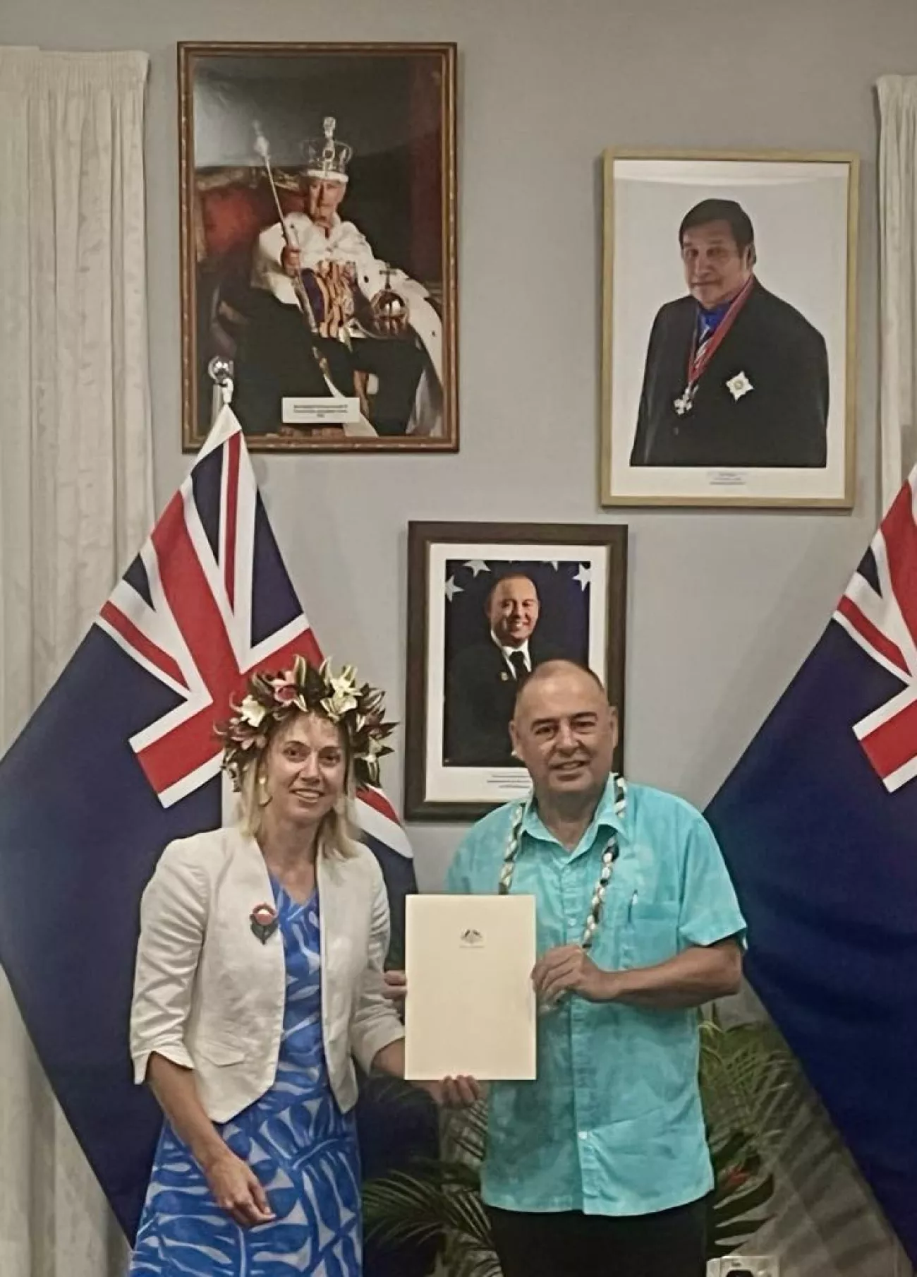 Presentation of Credentials: Ms. Susannah Hodson Appointed as Australian High Commissioner to the Cook Islands