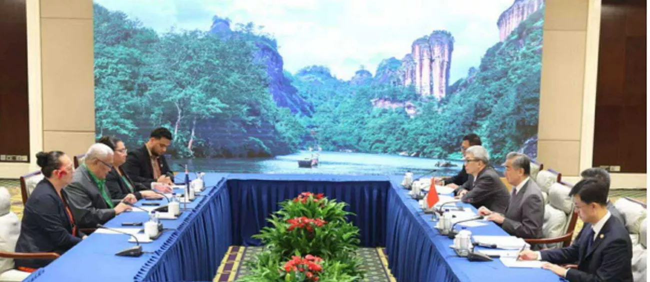 Cook Islands and China Foreign Ministers meet