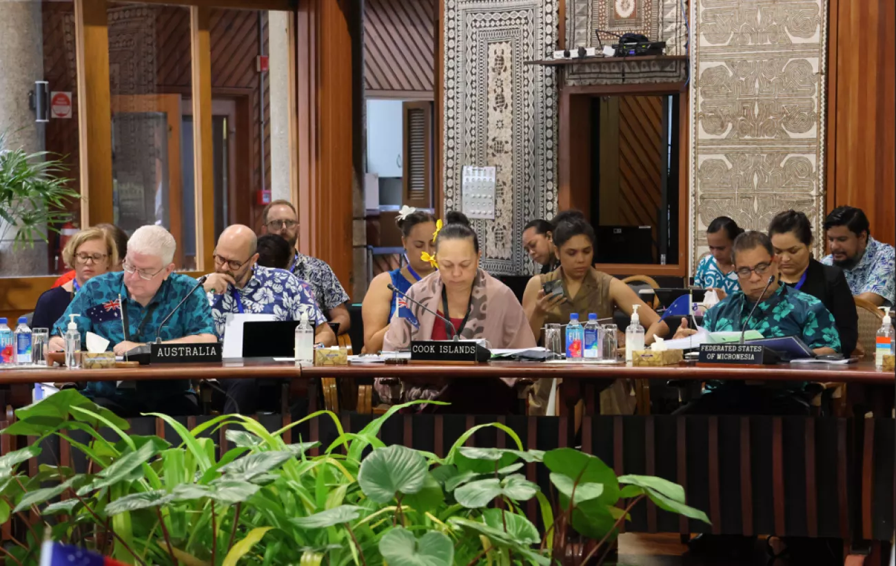 Cook Islands participate in annual Pre-Forum Session of the Forum Officials Committee