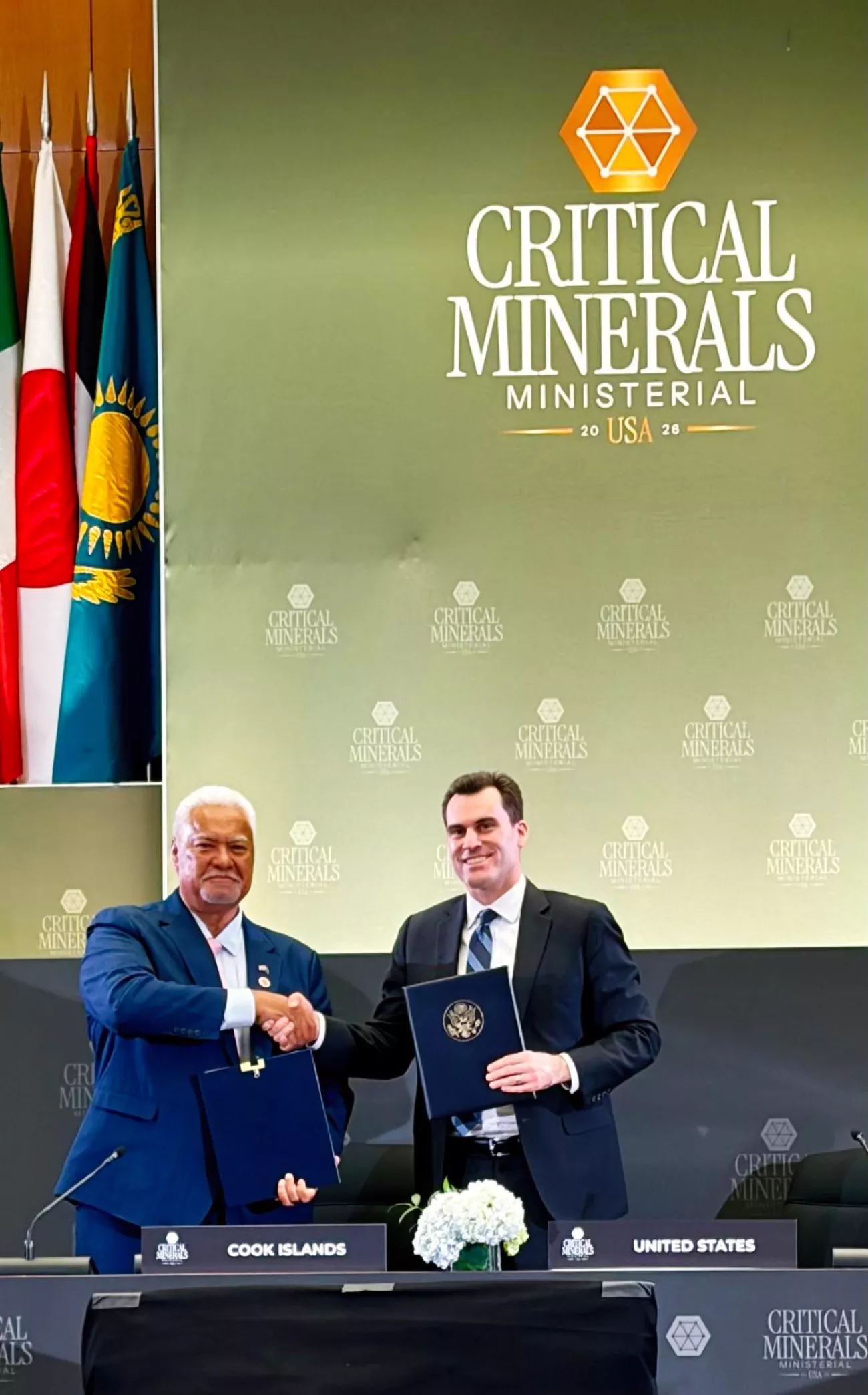 Cook Islands and United States Establish Strategic Framework for Critical Minerals Research and Supply Chain Security