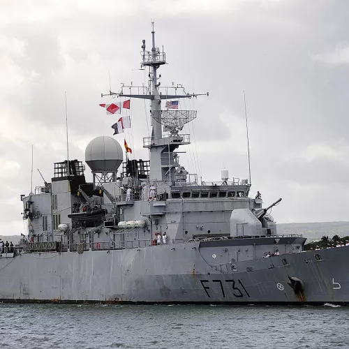 French Navy Frigate PRAIRIAL Visits Rarotonga 