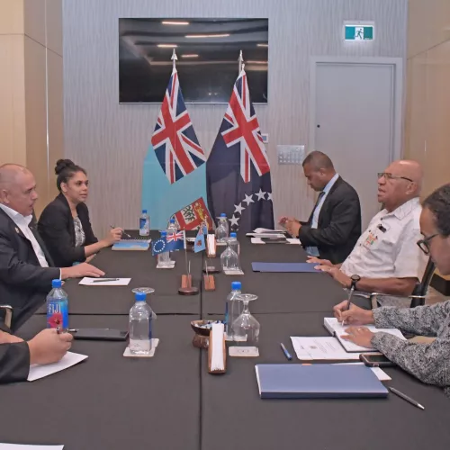 Prime Ministerial Meeting Reaffirms Bilateral Ties Between Cook Islands and Fiji
