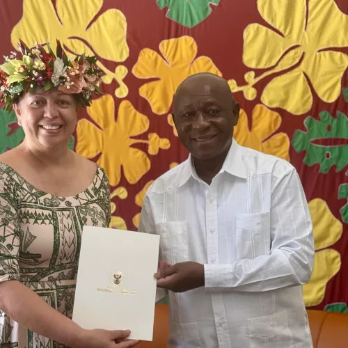 Diplomatic envoys from South Africa, Italy, Kuwait and Türkiye visit the Cook Islands