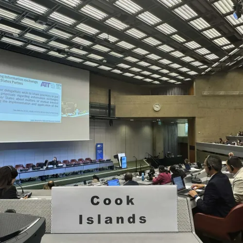 Cook Islands Participate in Arms Trade Treaty Working Group Meeting
