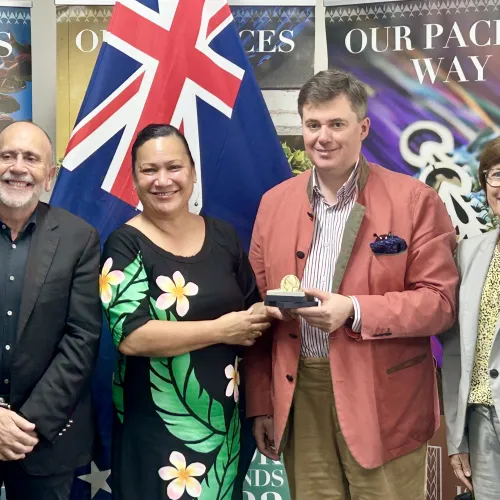 French Senate Delegation Visits the Cook Islands 